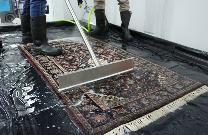 Water Damage Restoration on Rugs