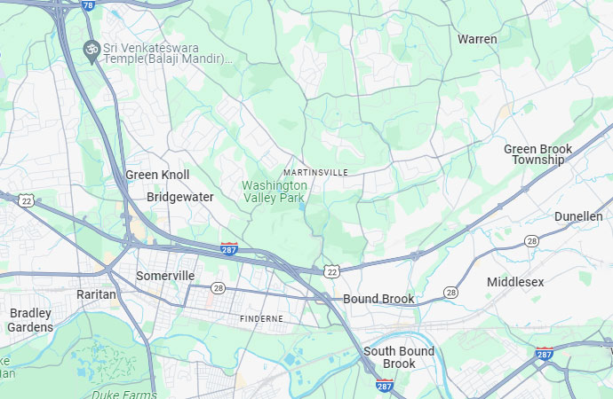 Rugs Cleaning New Jersey Service Area Map